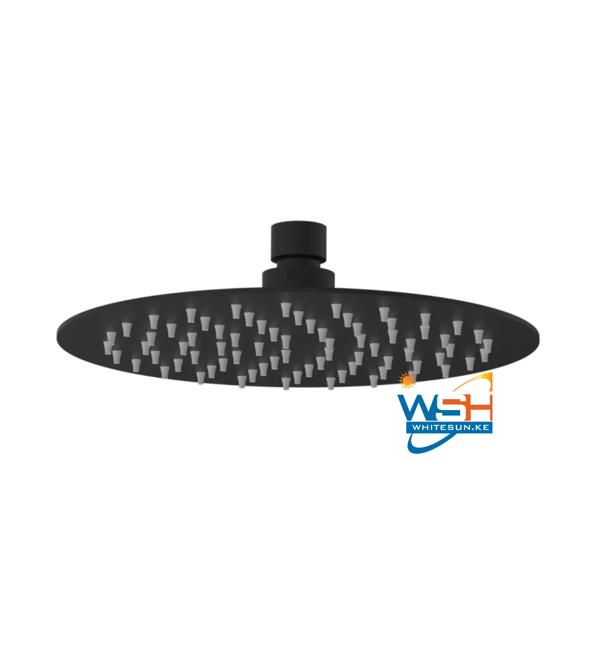 Cobra Seine Matte Black Shower Head round 200