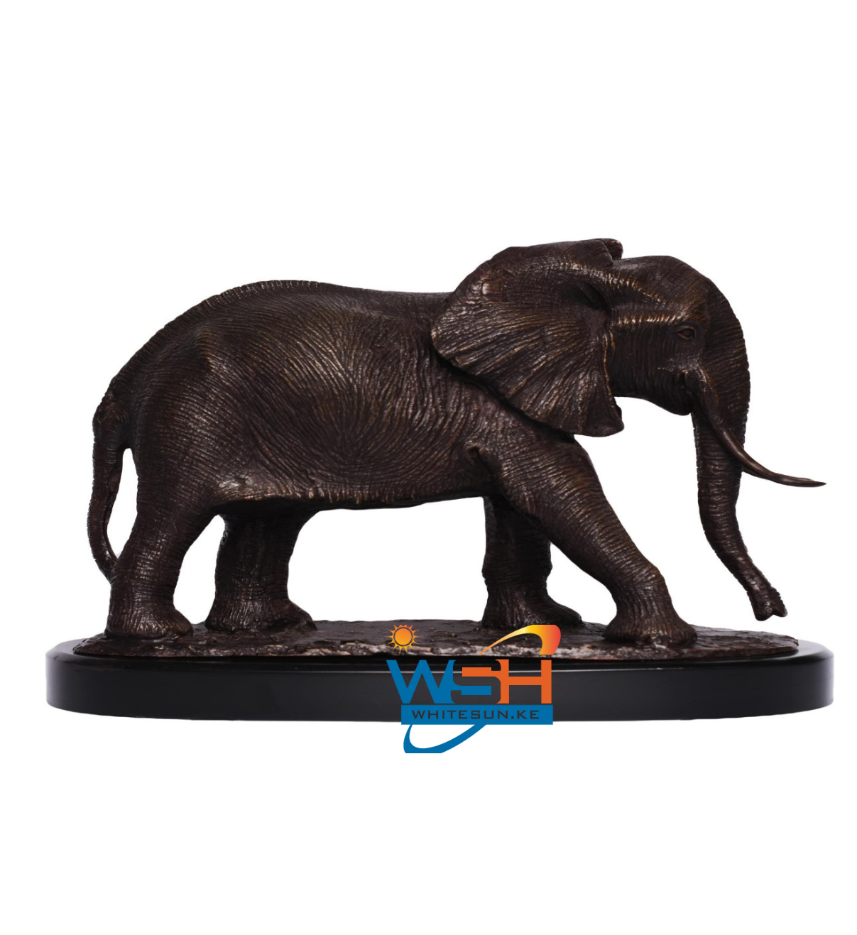 DARK ELEPHANT WALKING LARGE
