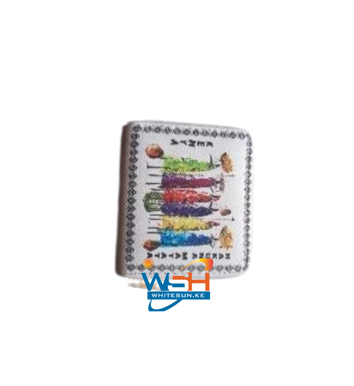 PU PURSE MASAI WHITE
