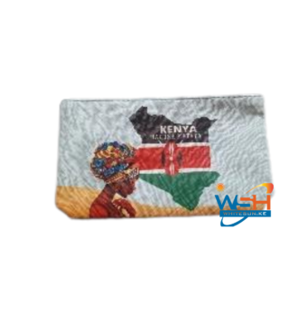 Toiletry bag small trapezoid MAASAI LADY