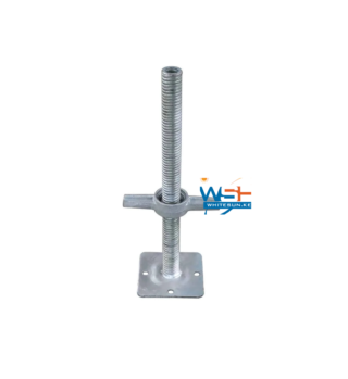 Adjustable Leveling Galvanized Screw Jack with Base Plate