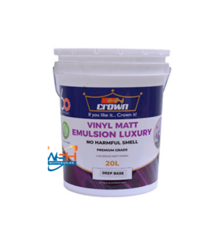 CROWN VINYL LUXURY MATT EMULSION -( OTHER SHADES)