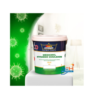 CROWN MEDICRYL HYGIENIC SILK EMULSION -( OTHER SHADES)