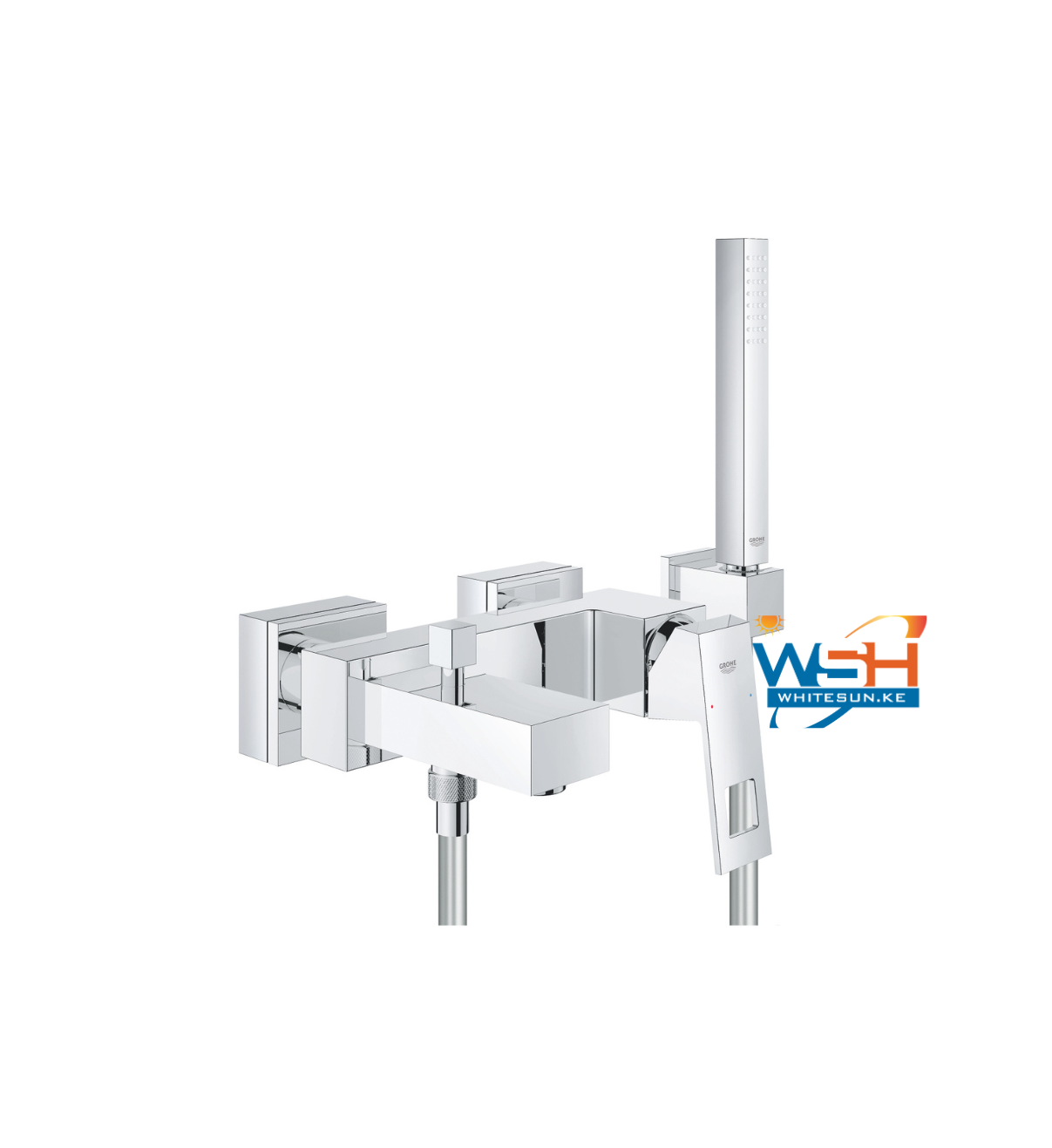 Eurocube Single-lever bath/shower mixer 1/2″