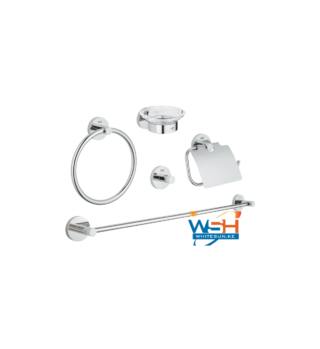 Essentials Master bathroom accessories set 5-in-1