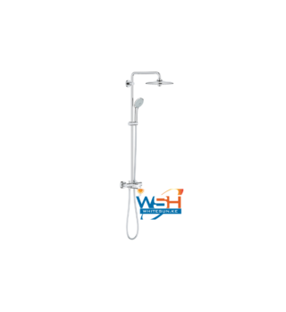 Euphoria System 260 Shower system with single lever mixer for wall mounting