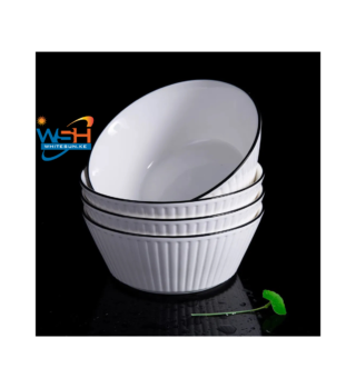 6 Pieces Ceramic Curry Bowl Set Dishwasher & Microwave Safe