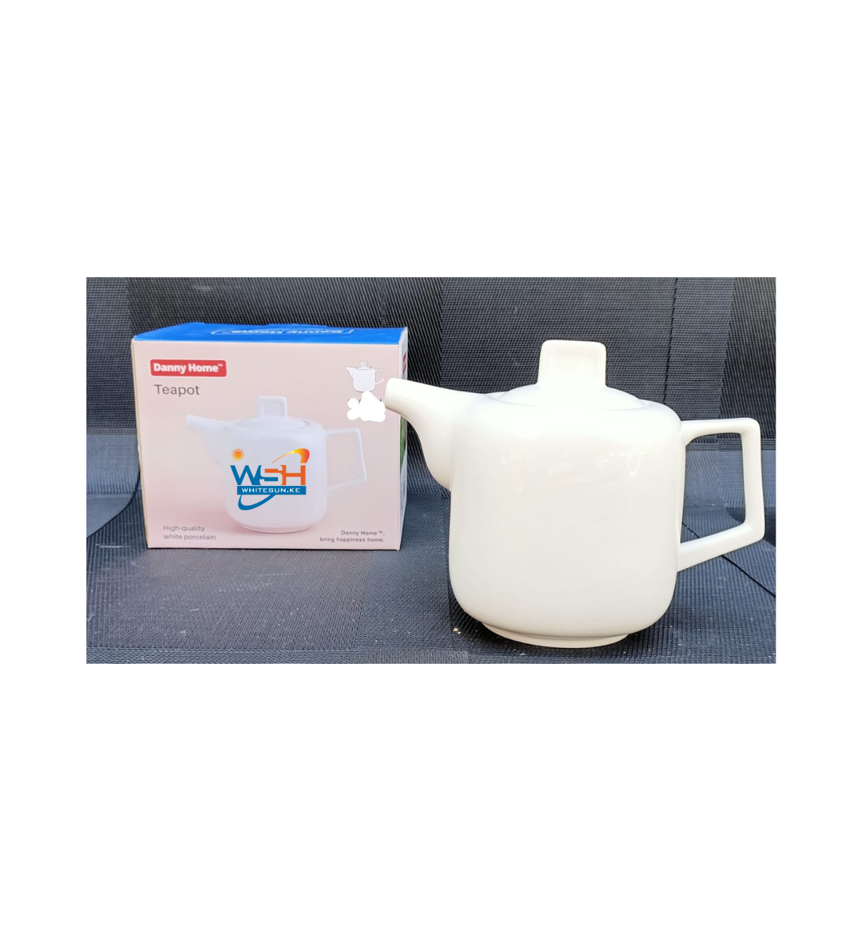 Quality white 500ml Ceramic teapot