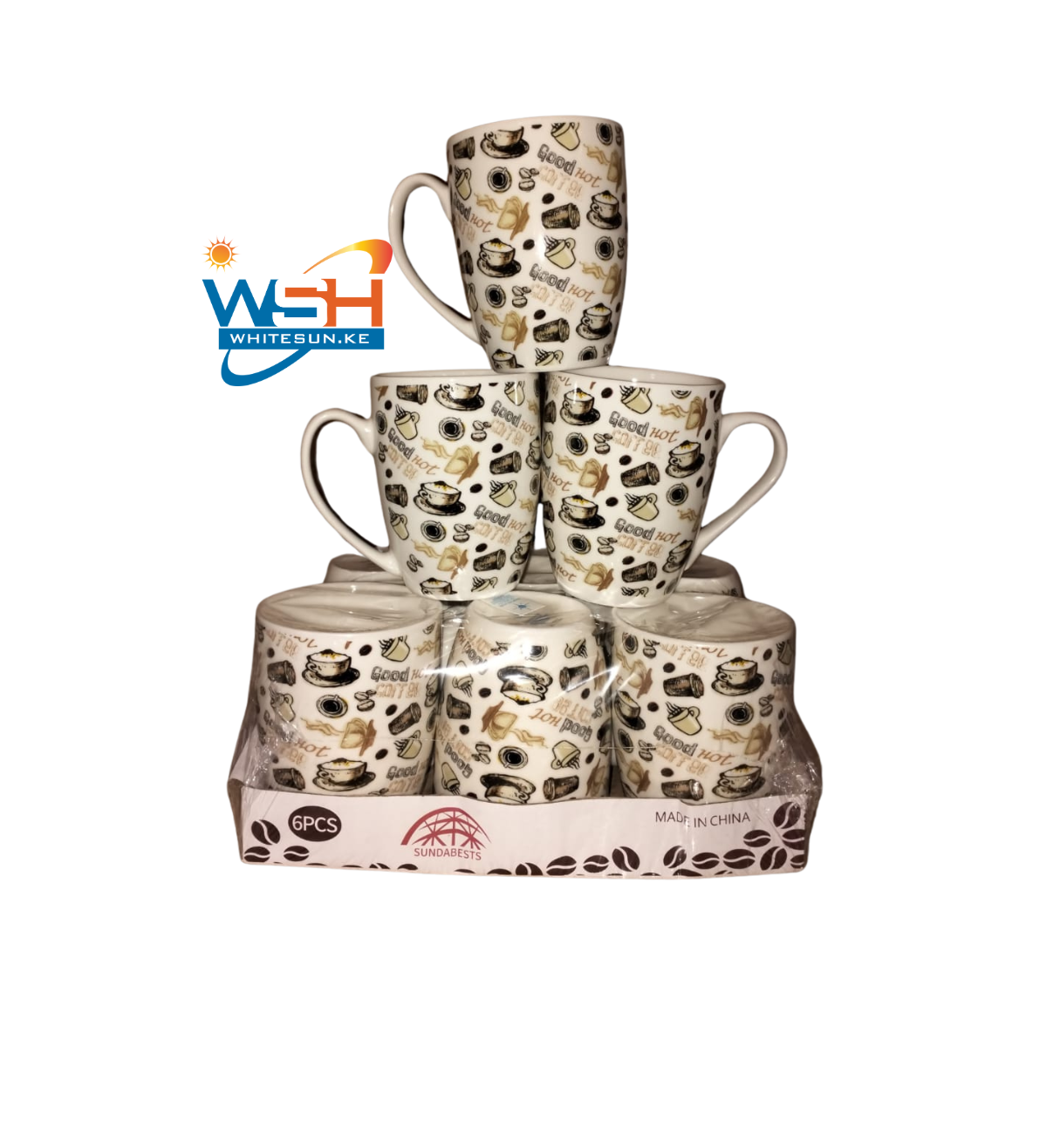 Ceramic Beautiful And Classy Mugs/Cups For Tea/Coffee-Set(6pcs)
