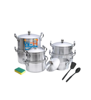 TC 17 Pieces Heavy Aluminium Cooking Pot Sufuria Set