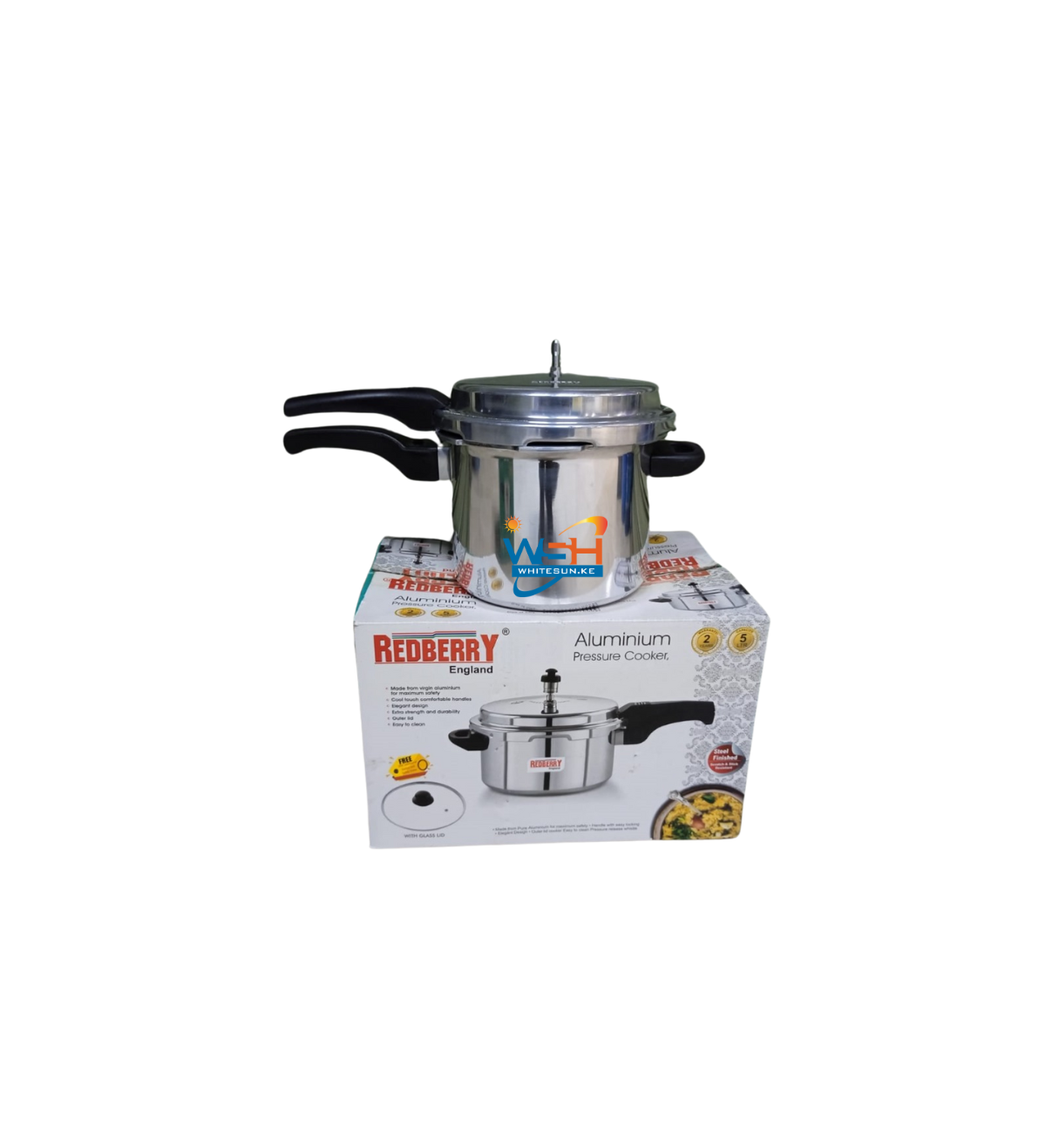 Redberry 10lts Aluminum Pressure Cooker