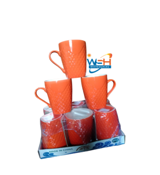 6 Pcs Ceramic Drinking Coffe/Tea Mugs