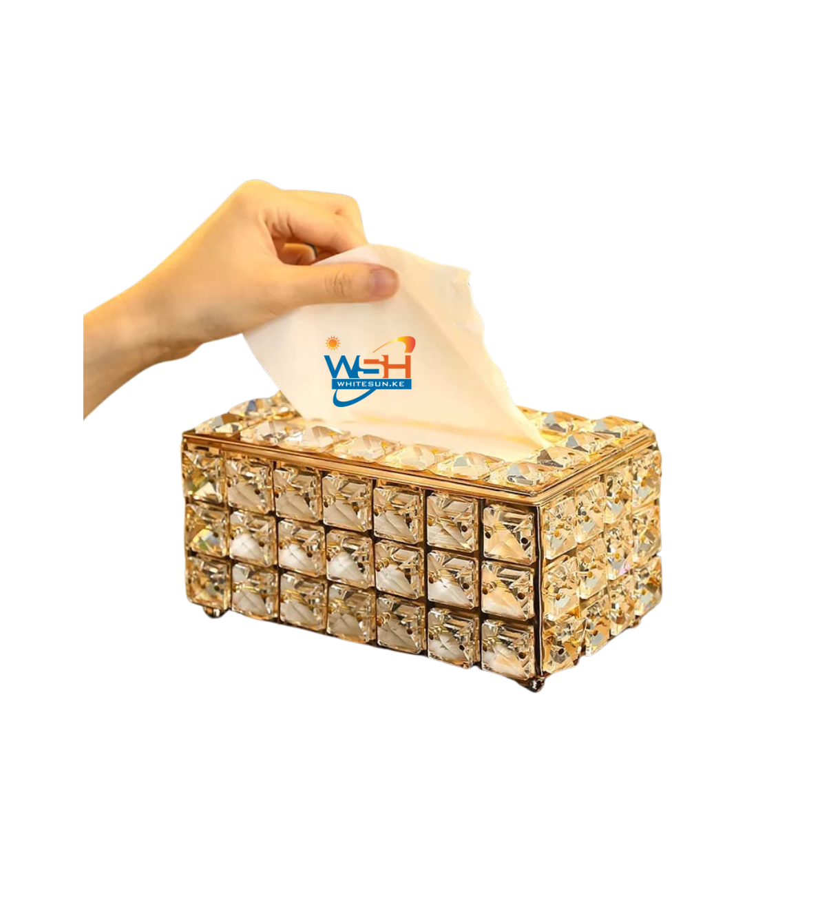 Acrylic Serviette/Tissue Box Holder Cosmetic/Makeup Organizer
