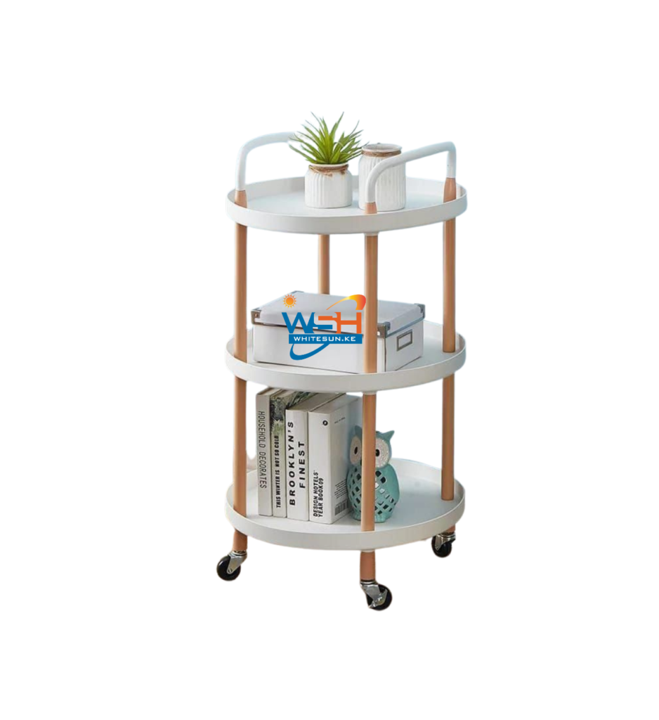 3tier Nordic Style Mobile Trolley