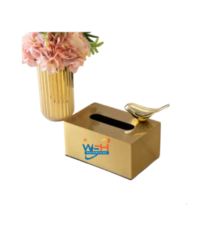 Gold metallic kitchen Serviettes holder.