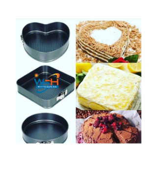 3pcs Non Stick Cake Baking Moulds.