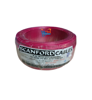 Scanford 2.5mm Single Core Red