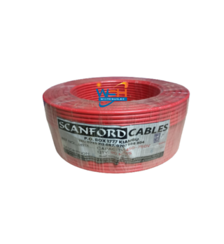 Scanford 6mm Single Core Red
