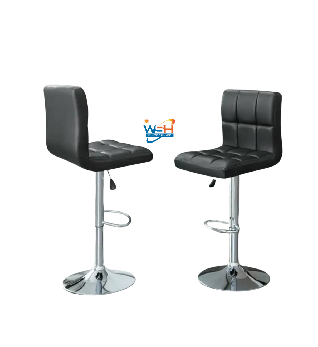 Modern design high back PU bar chair bar stool with chromed legs and footrest BC-0109