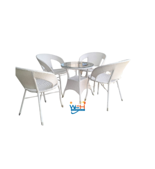 LIDDSTE Garden Patio 4-Seater Chair and Table Set