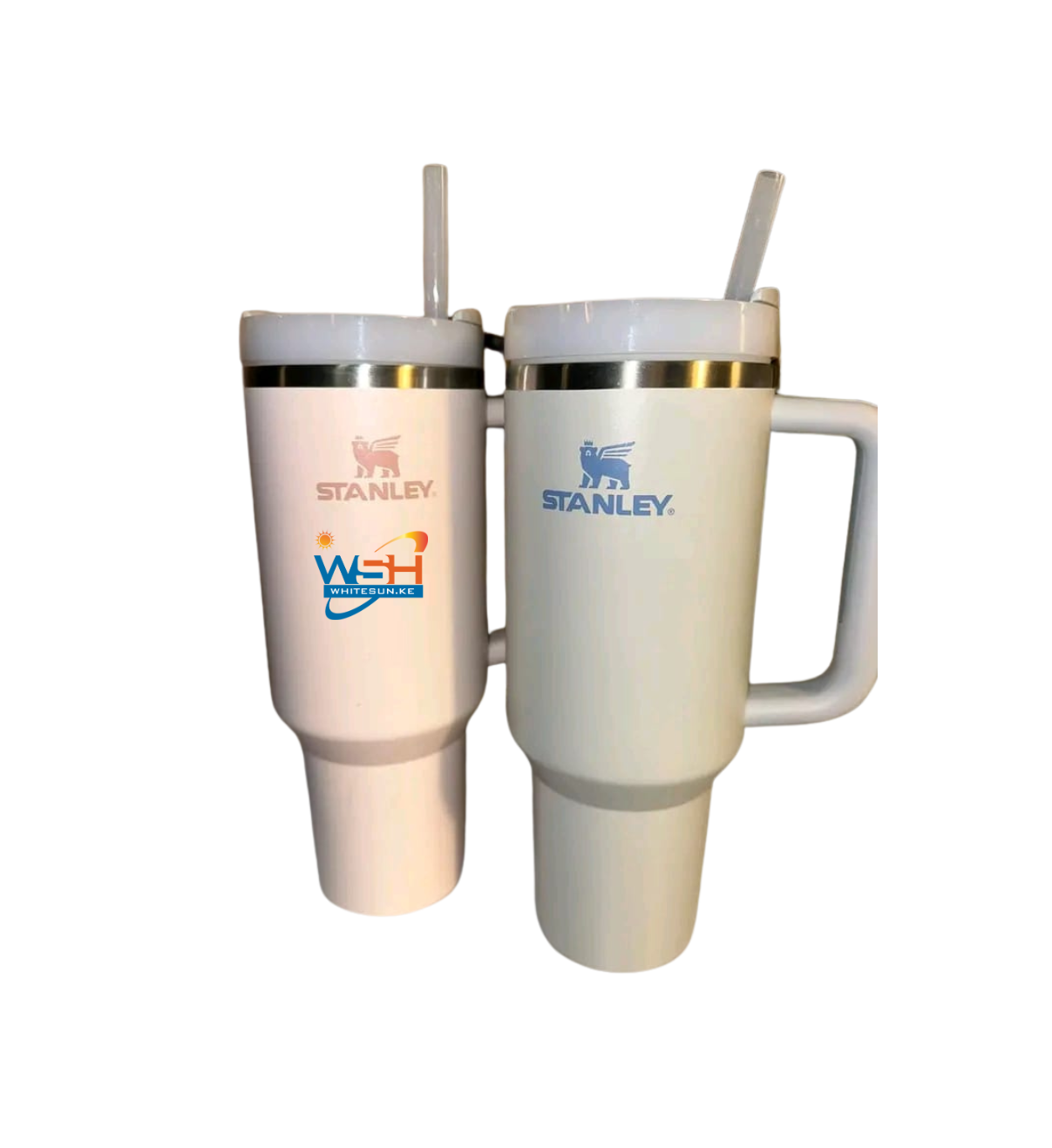 Stanley Quencher H2.0 FlowState 40 oz Travel Tumbler in Fog