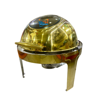 Chafing Dish Buffet Set, Round Stainless Steel Chafer with Lid