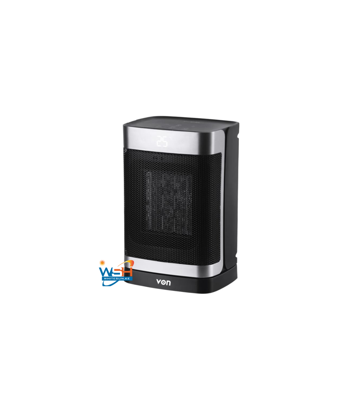 Von VHC153DYAK Ceramic Heater, 1500W - Black