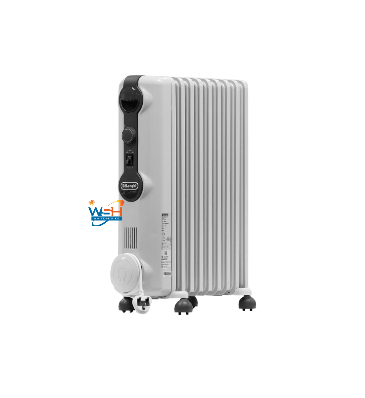 Delonghi TRRS0920 Oil Filled Radiator Heater, 9 Fin - White