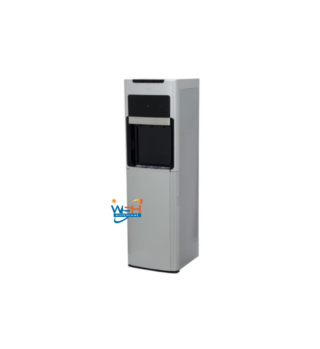 MIKA Water Dispenser, Floor Standing Bottom Load, Black and Silver MWD2802SBL
