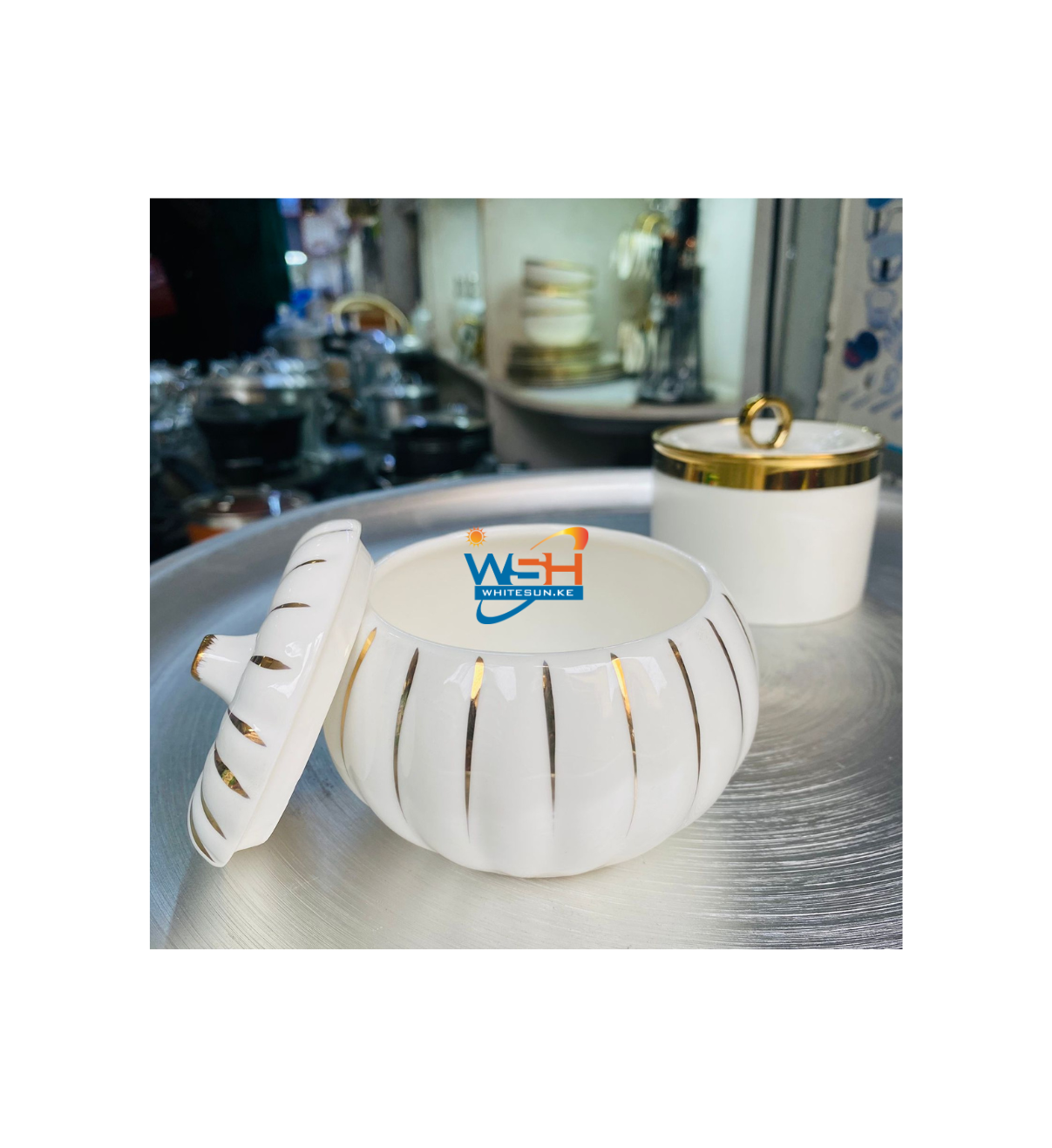 Ceramic sugar Dish - Image 3