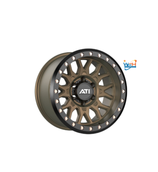 AT-01 17X8.5 Hybrid Beadlock Wheel - Bronze 6X139.7 Offset -20 Black Imitation