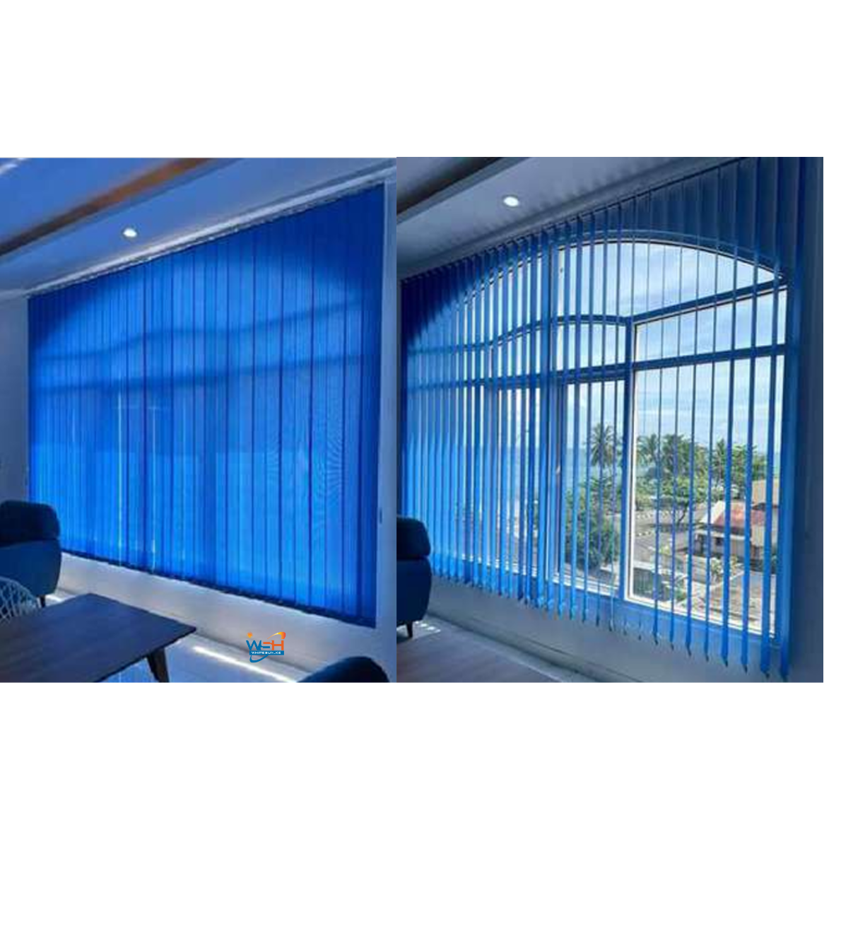 VERTICAL WINDOW BLINDS V73- BLUE - Image 2