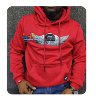 High Quality Red Mustard Hoodie