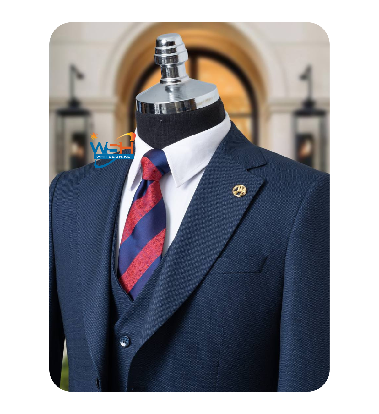 navy suit