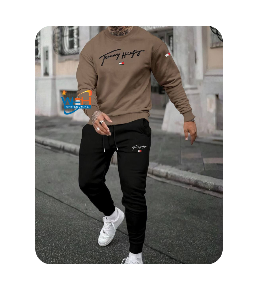 Tommy Tracksuit BROWN TOP