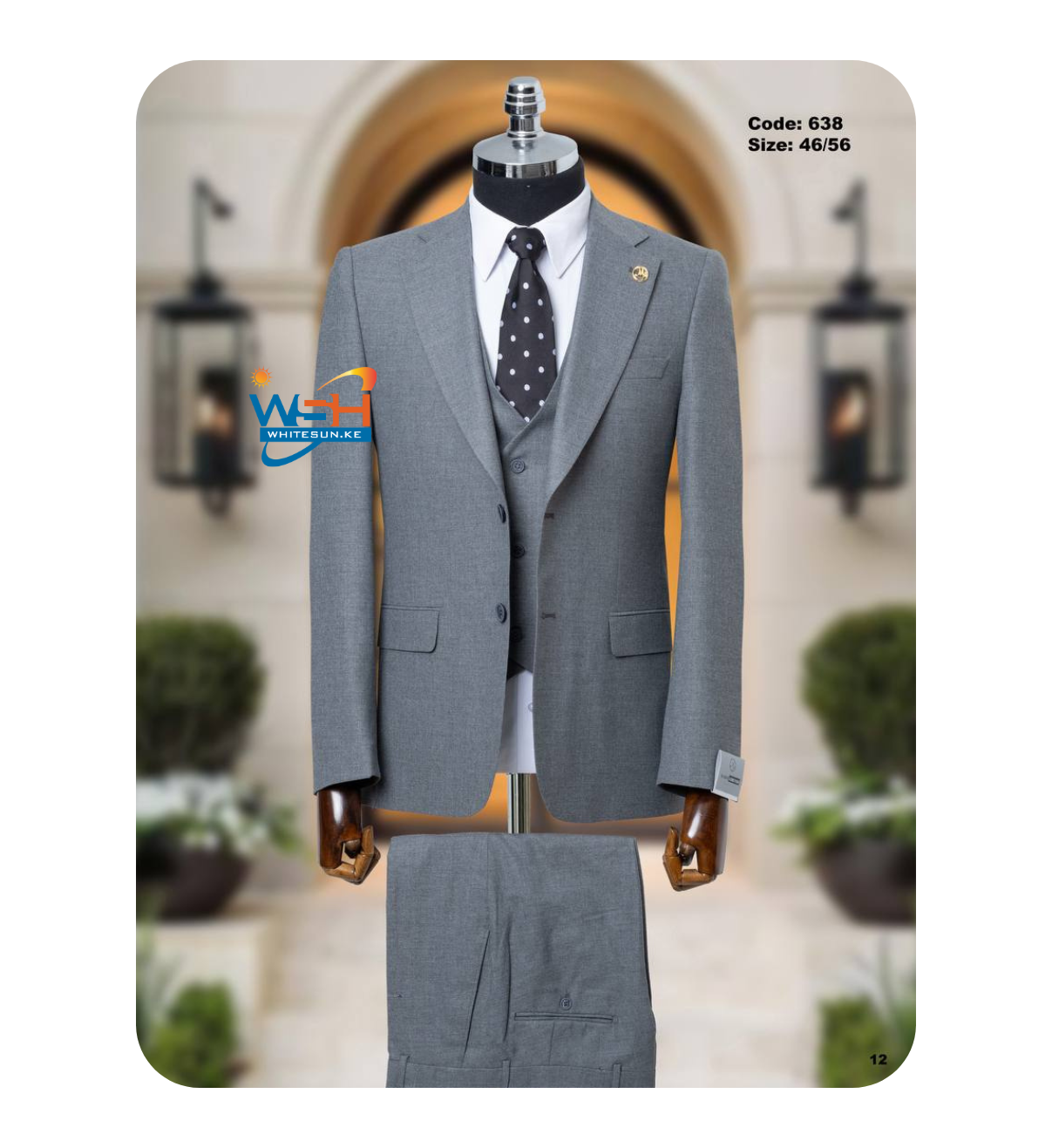 grey suit