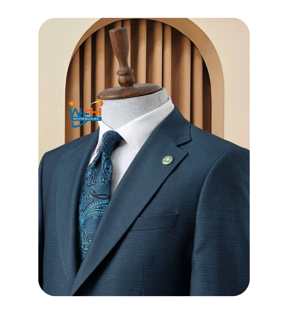 navy suit