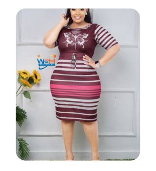 Striped Elegance Dress