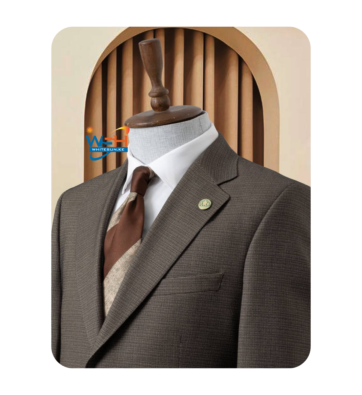 grey suit