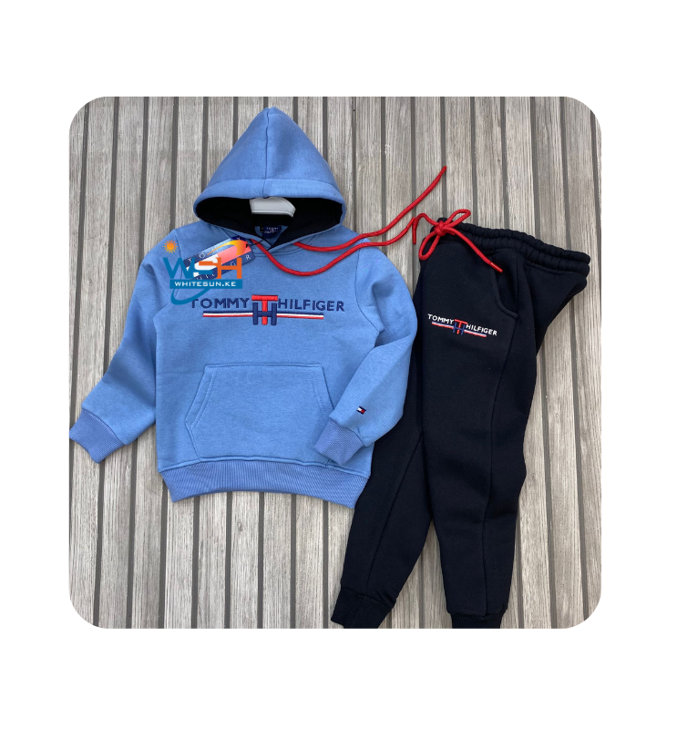 Kids Athletic Hoodie and Sweatpants Set 1