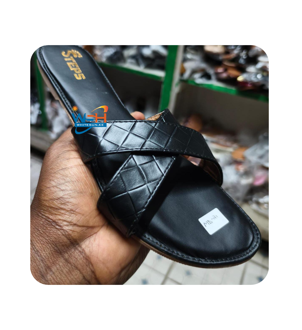 Quilted Crisscross Sandal