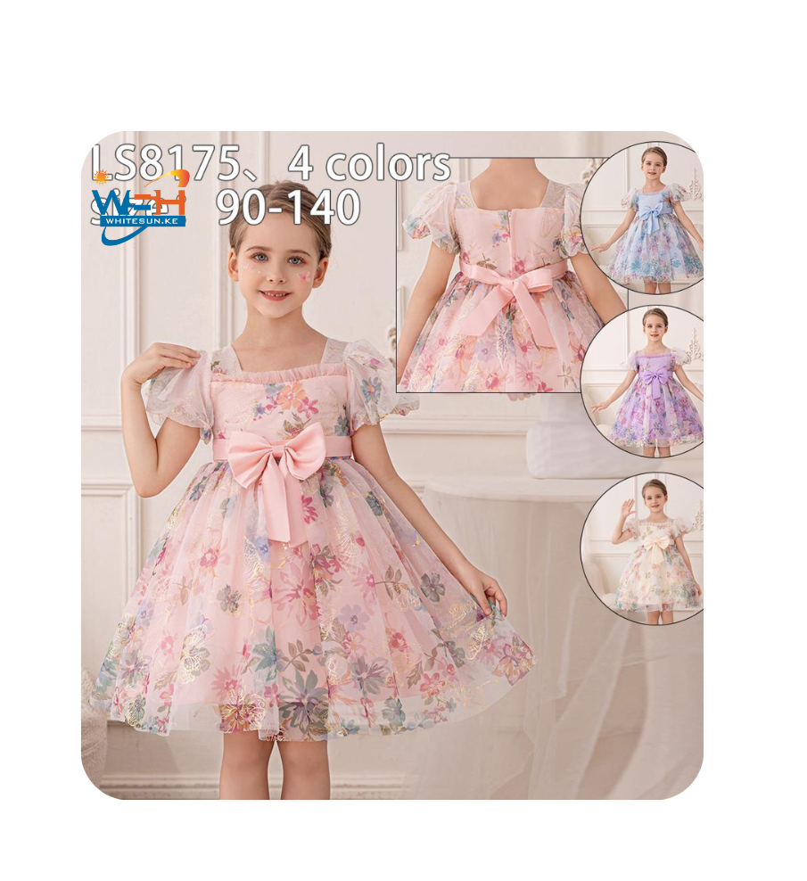 Elegant Floral Princess Dress