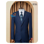 blue suit