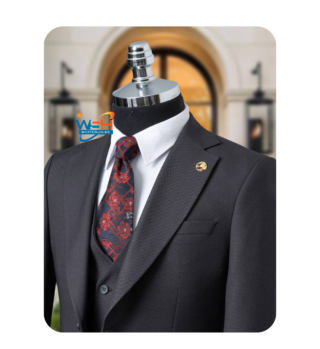 Classic Black Three-Piece Suit