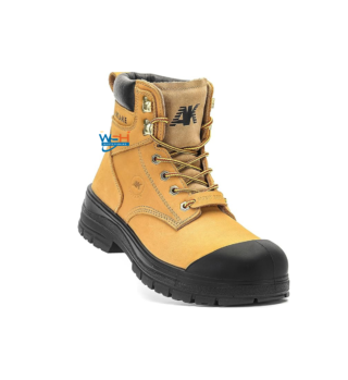 Steel Toe Work Boots for Men,6 inch, Full Grain Leathe