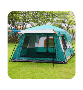 camping tent for 5 to 12 Persons Waterproof Camping Tent with 2 Rooms