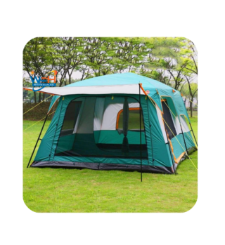camping tent for 5 to 12 Persons Waterproof Camping Tent with 2 Rooms