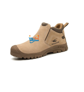 Fashion Safety Boots Steel Toe Work Shoes Suede Leather