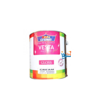 ECONOMY VESTA GLOSS CREAM,BRILLIANT WHITE &SOFT WHITE 1L