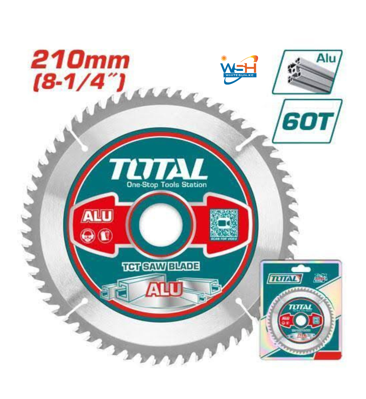 TOTAL TCT aluminum saw blade